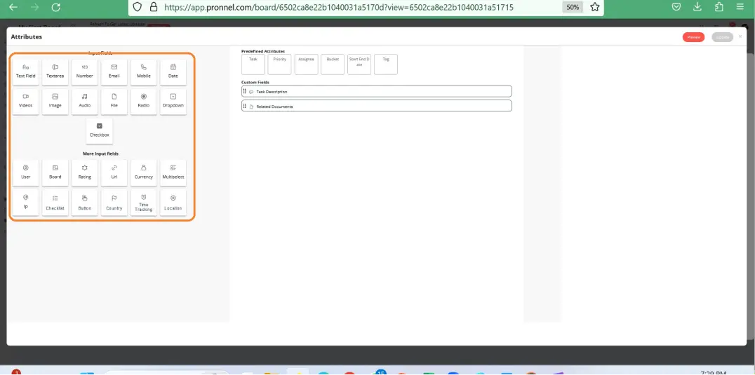 Types of Custom Fields in a CRM.