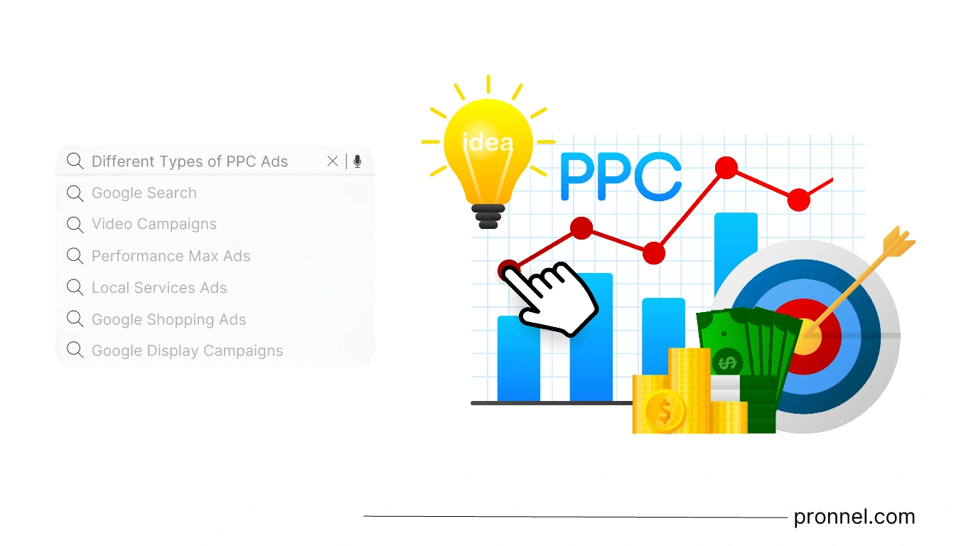 Lead Conversion and tracking Marketing ROI for different types of PPC Ads for Google, Yandex, DuckduckGo, Bing