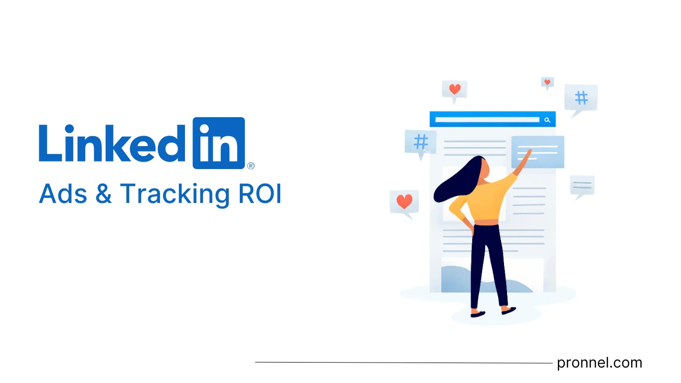 Tracking LinkedIn Advertising Marketing ROI. Different Ad types