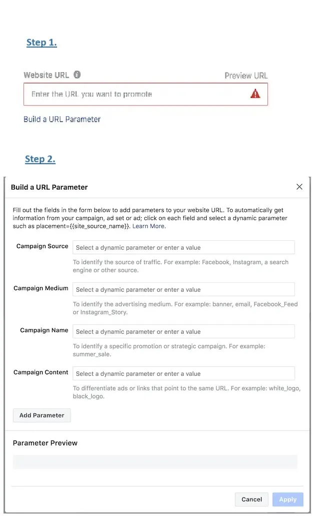 UTM Mapping for Instagram, Facebook, Meta Ads Manager