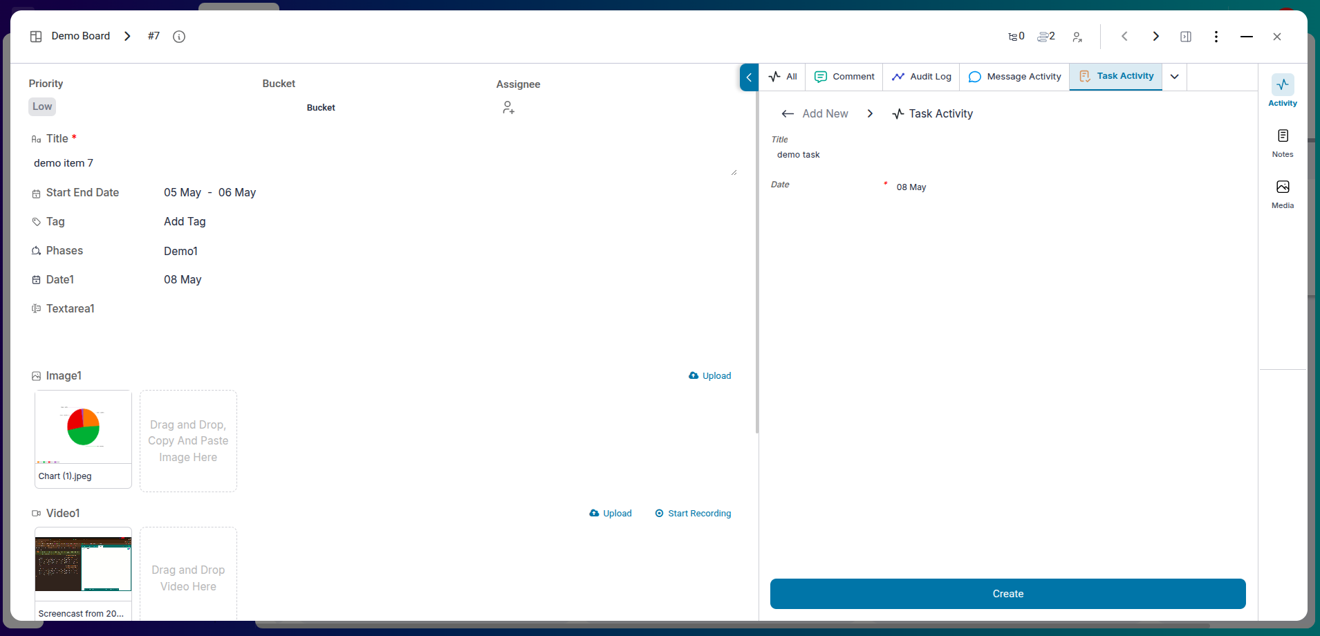 Task Activity Example