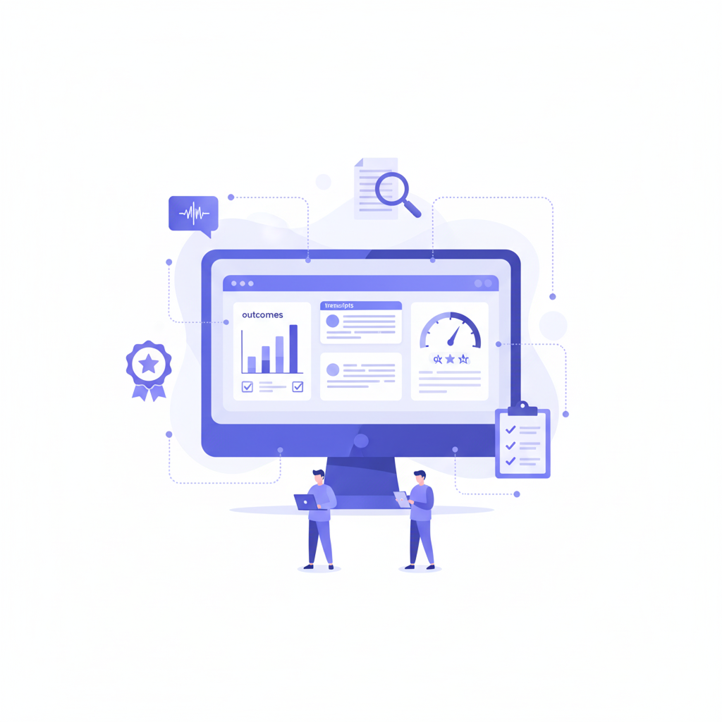 Analytics dashboard.