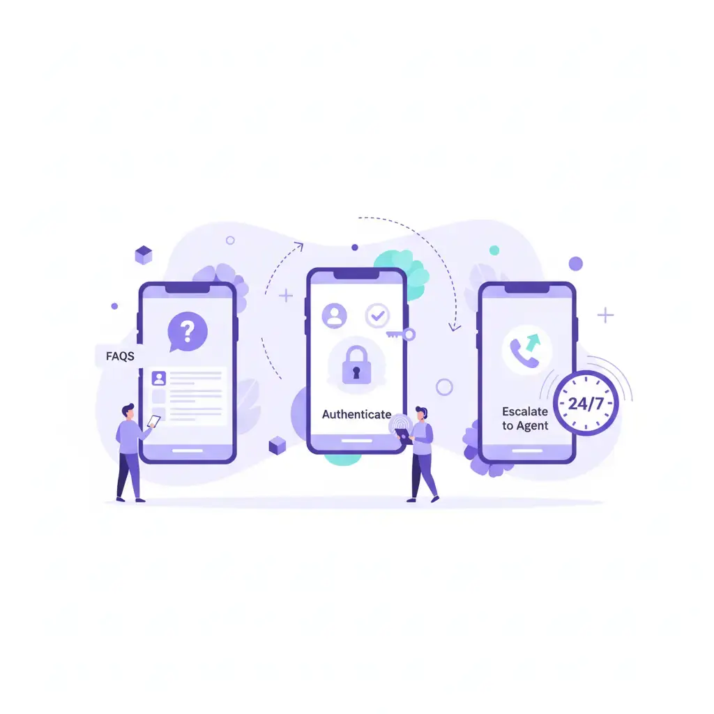 Inbound AI answering with routing.