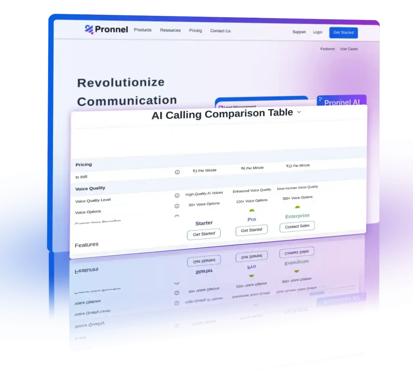 Voice tier selection and deployment process.