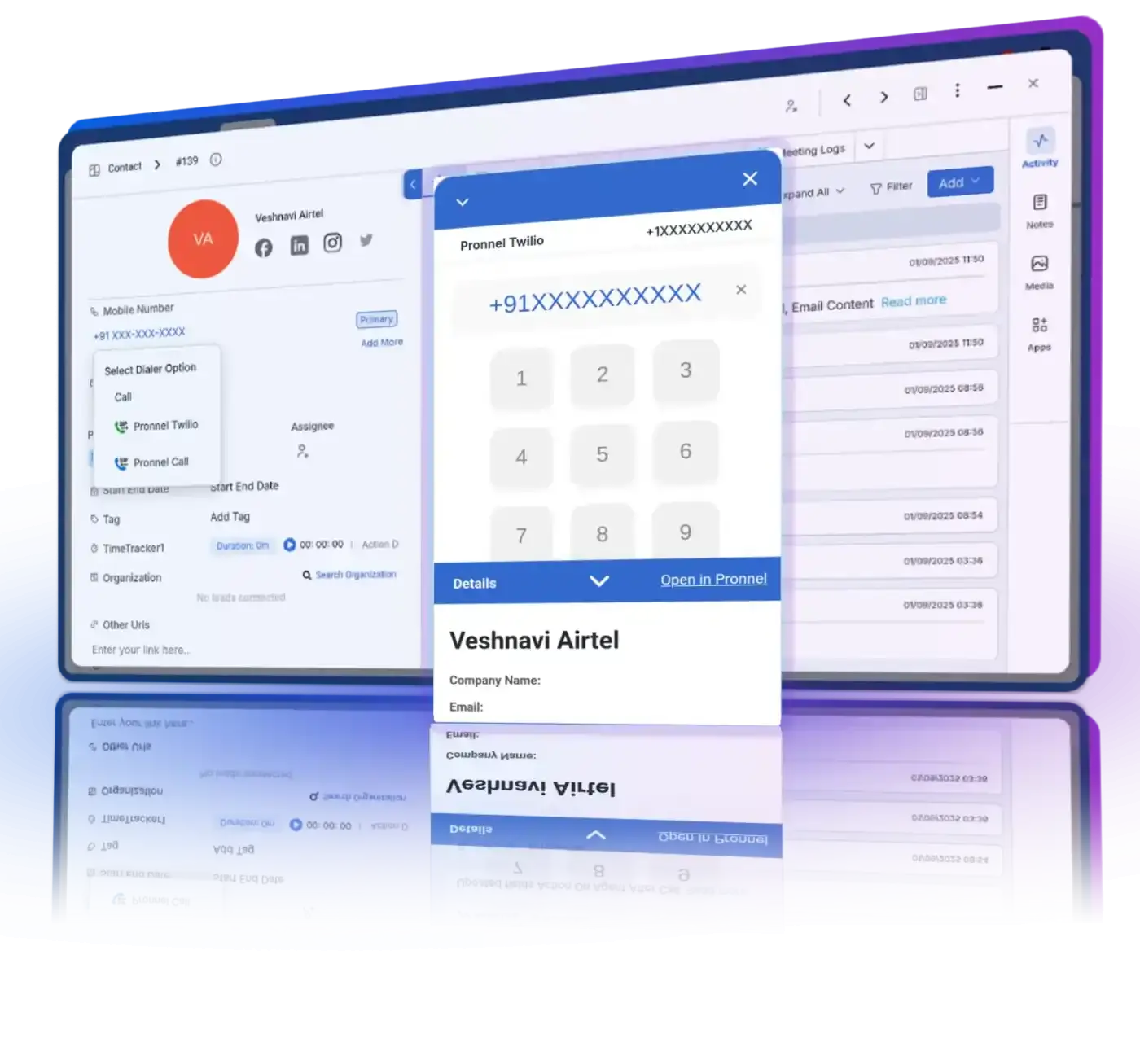 Real-time AI call monitoring and analytics.