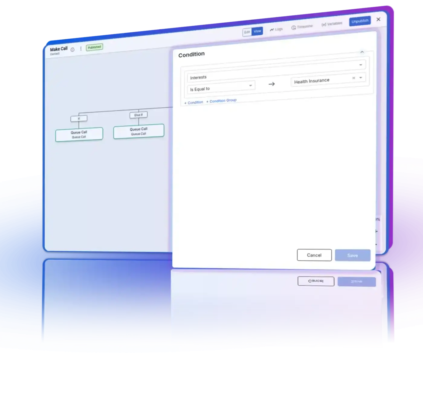 Call engine for outbound, reminders and inbound routing.