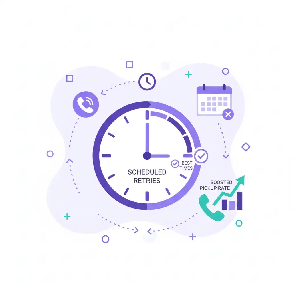 Smart retry windows.