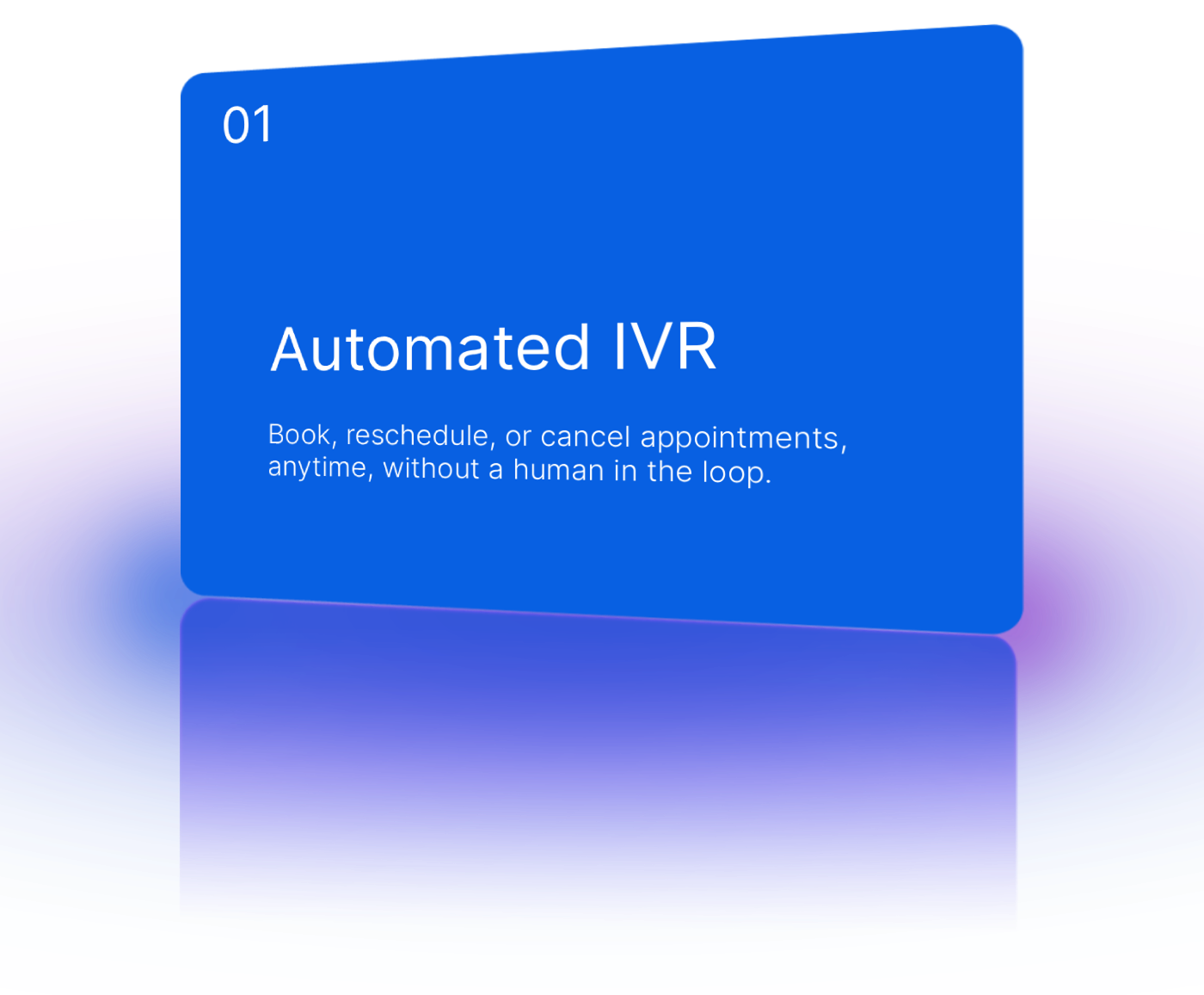 Automated IVR for appointment booking