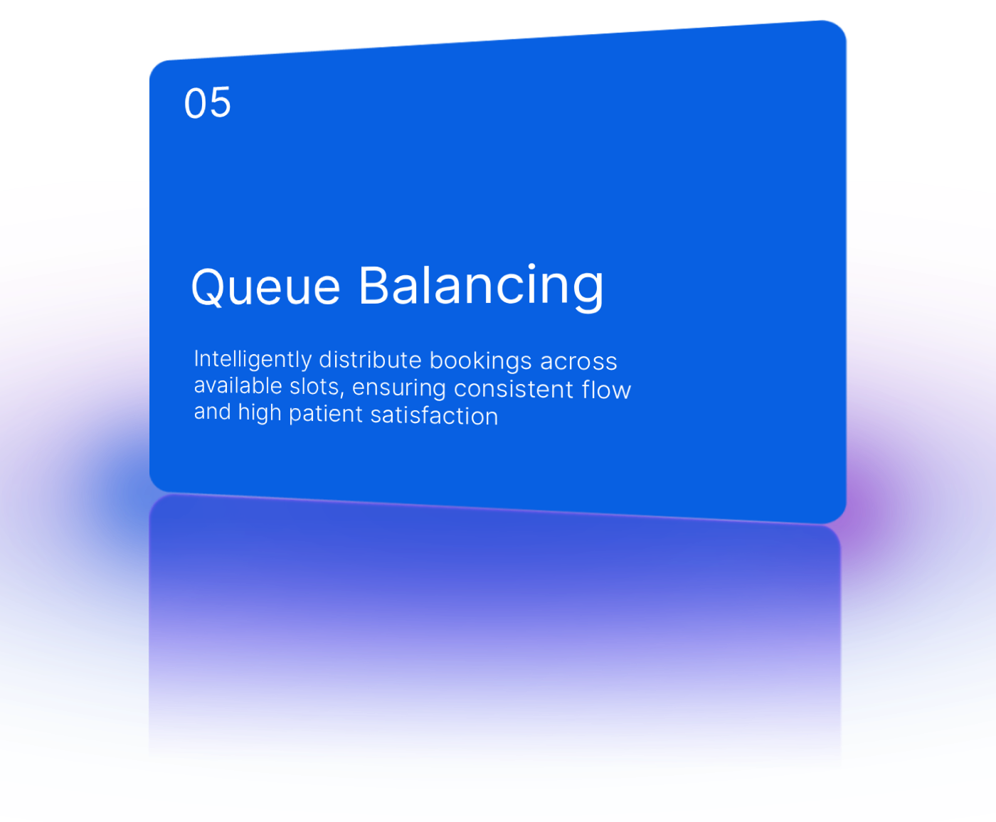 Distribute demand across doctors/branches based on load