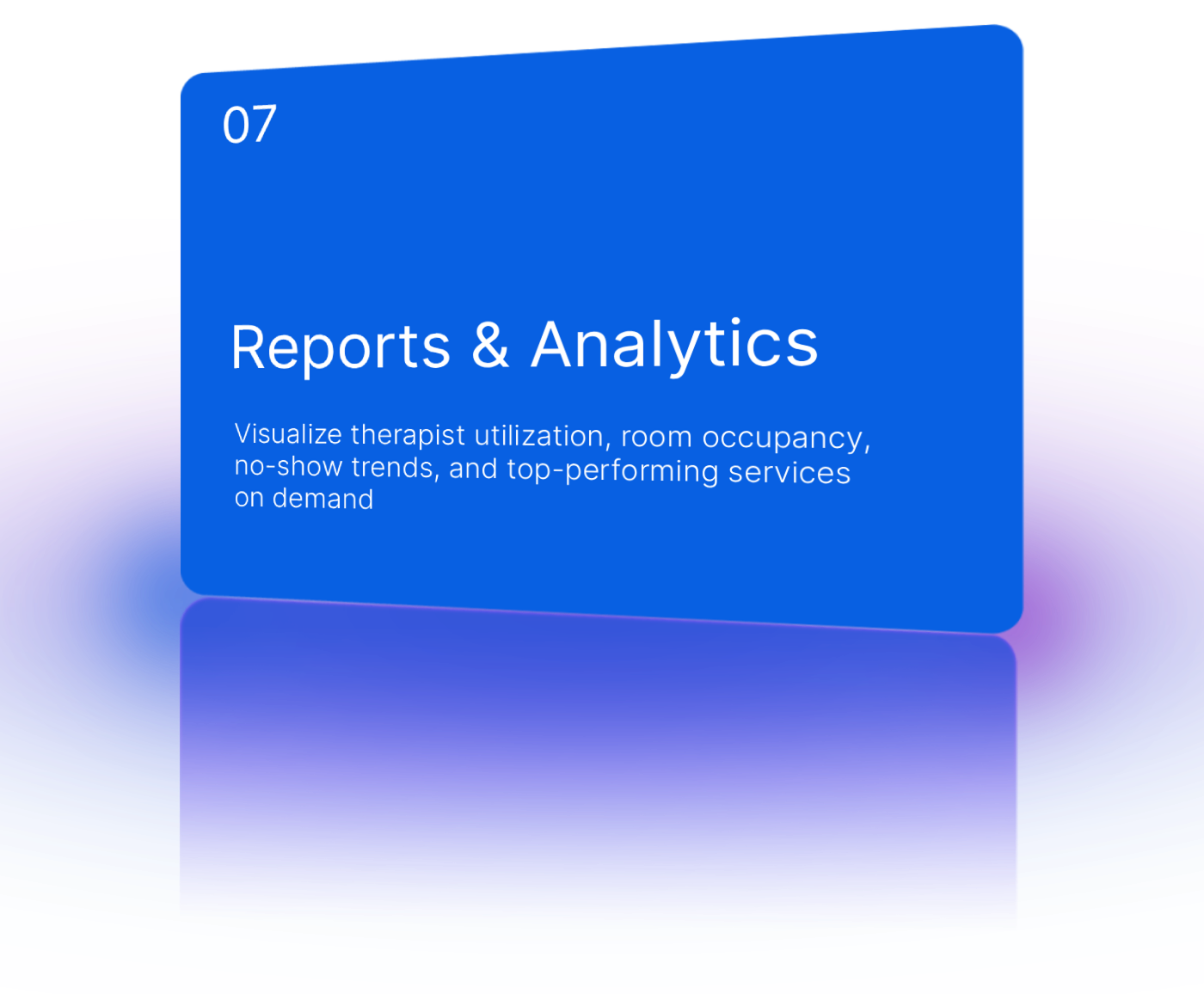 Track utilization, conversion, and guest satisfaction