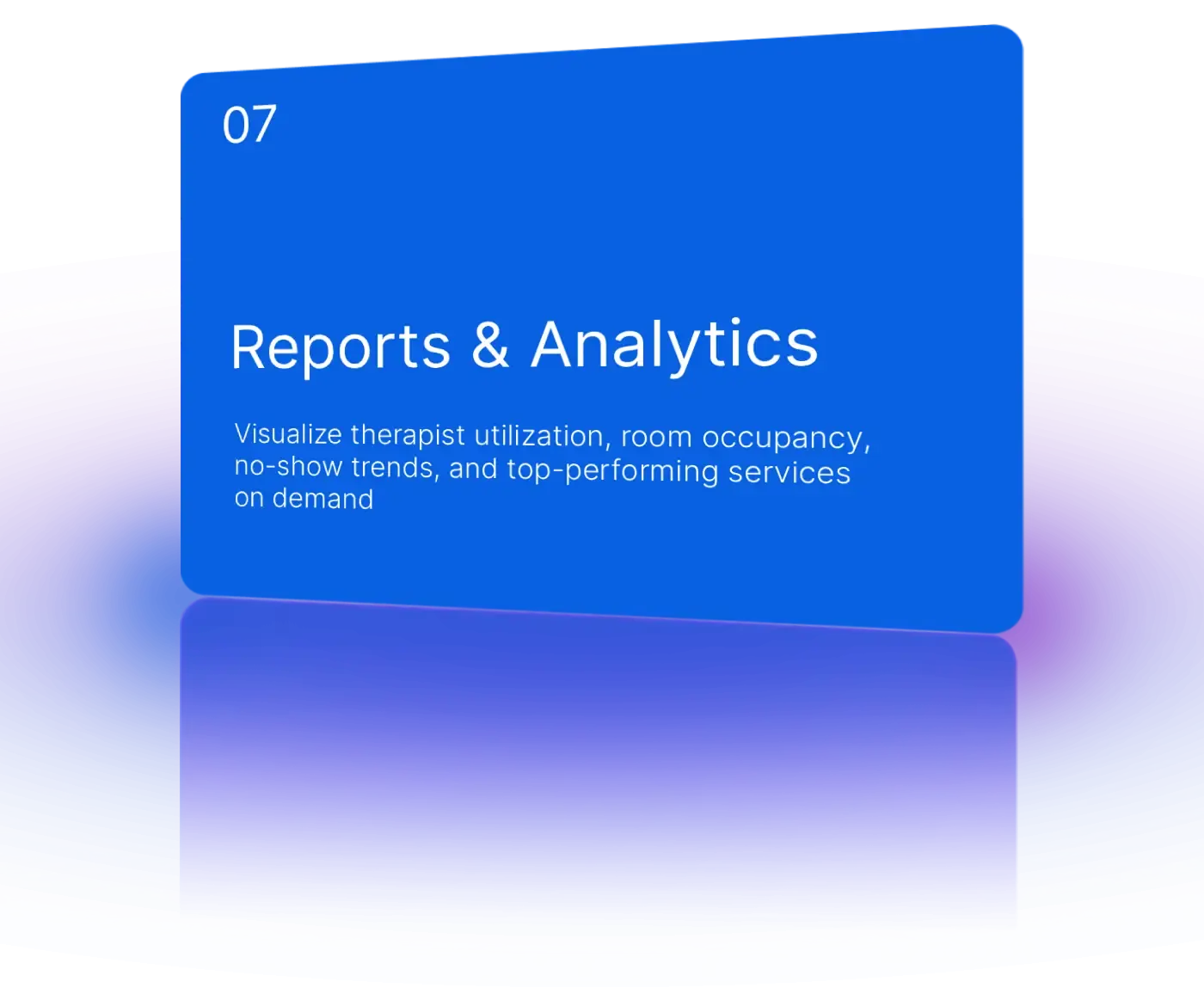 Track utilization, conversion, and guest satisfaction