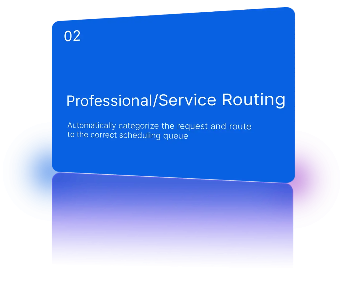 Match by service expertise, professional rating, and geographic location