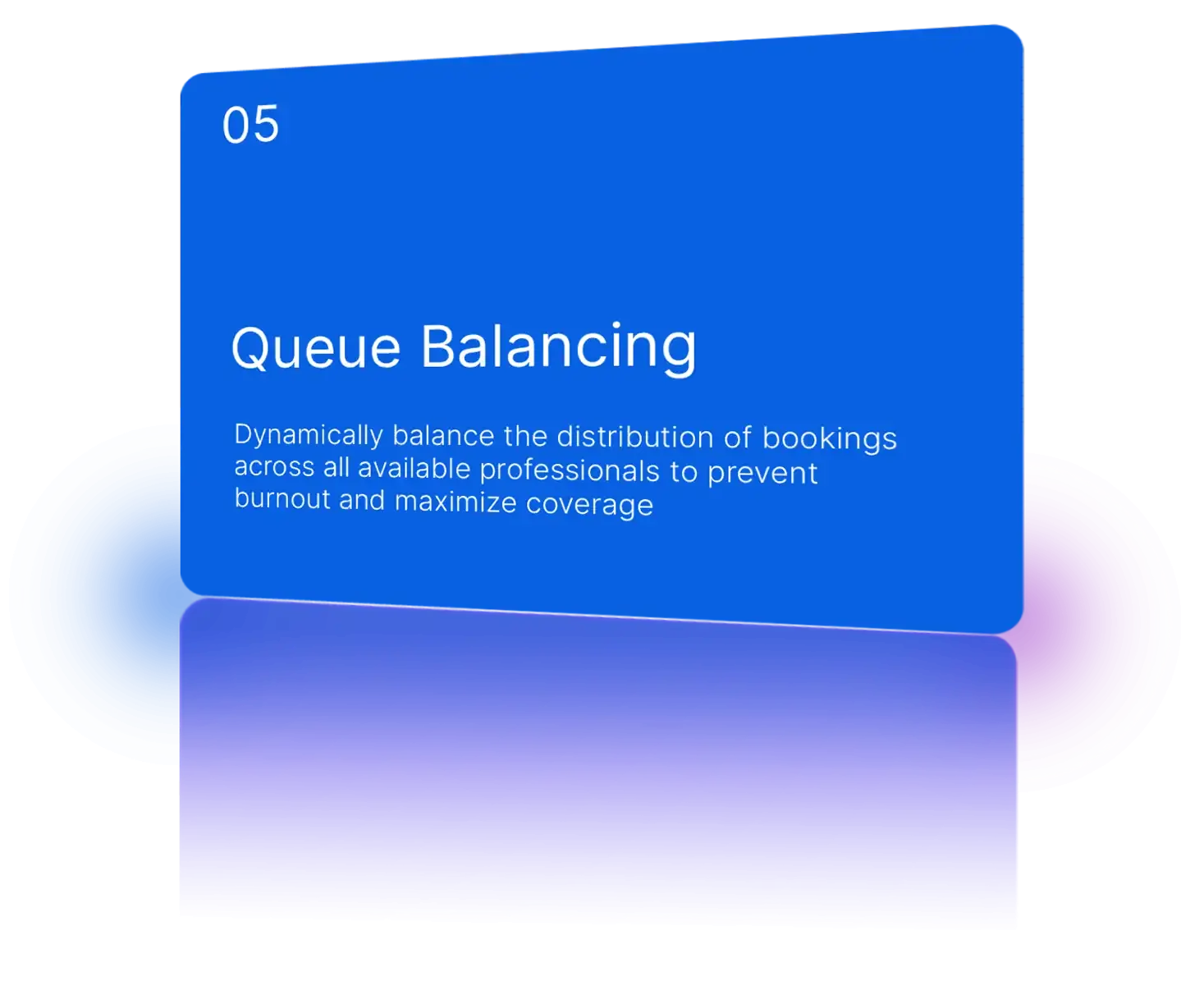 Balance booking load across professionals and service areas