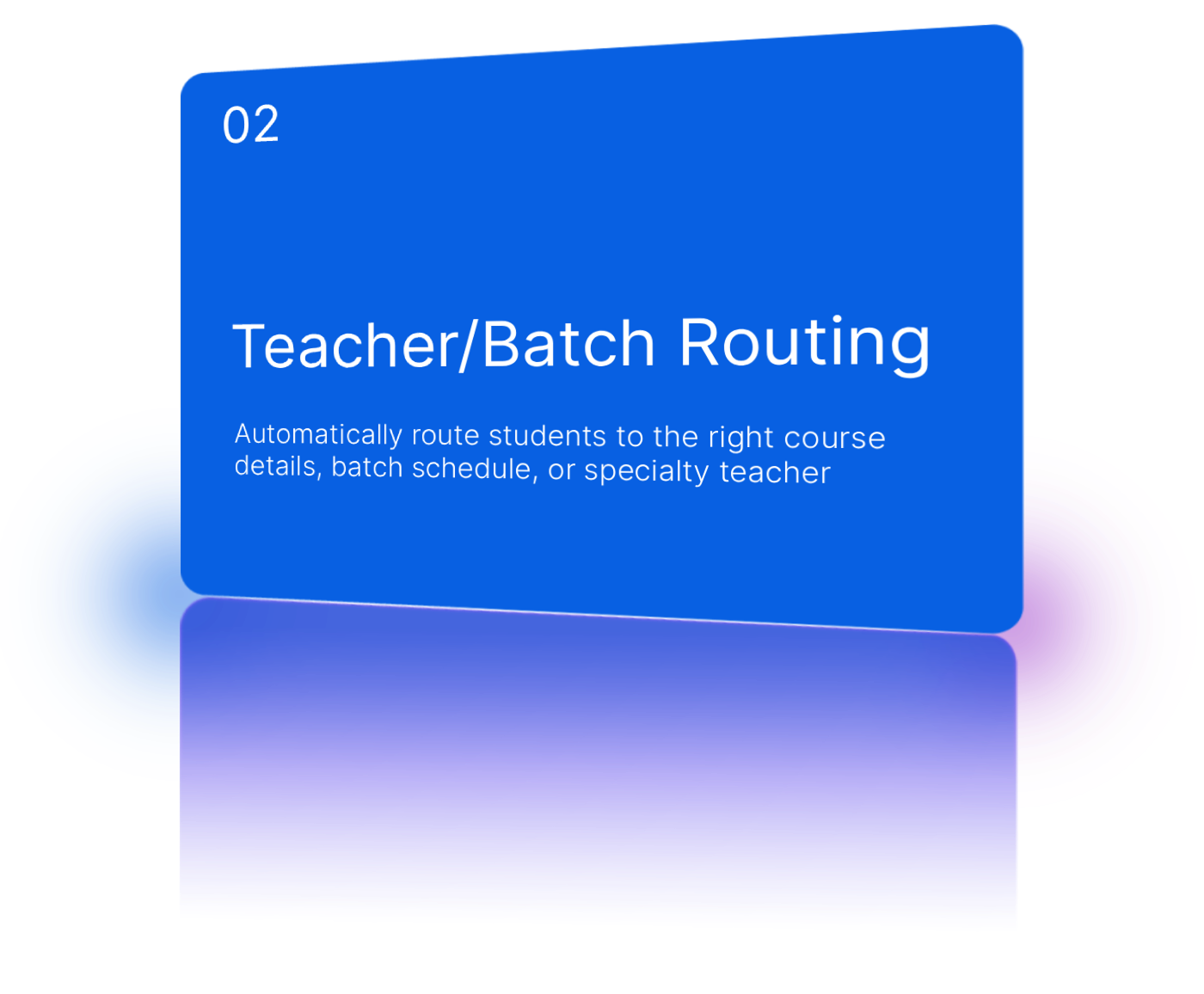 Match by subject expertise, batch capacity, and student level