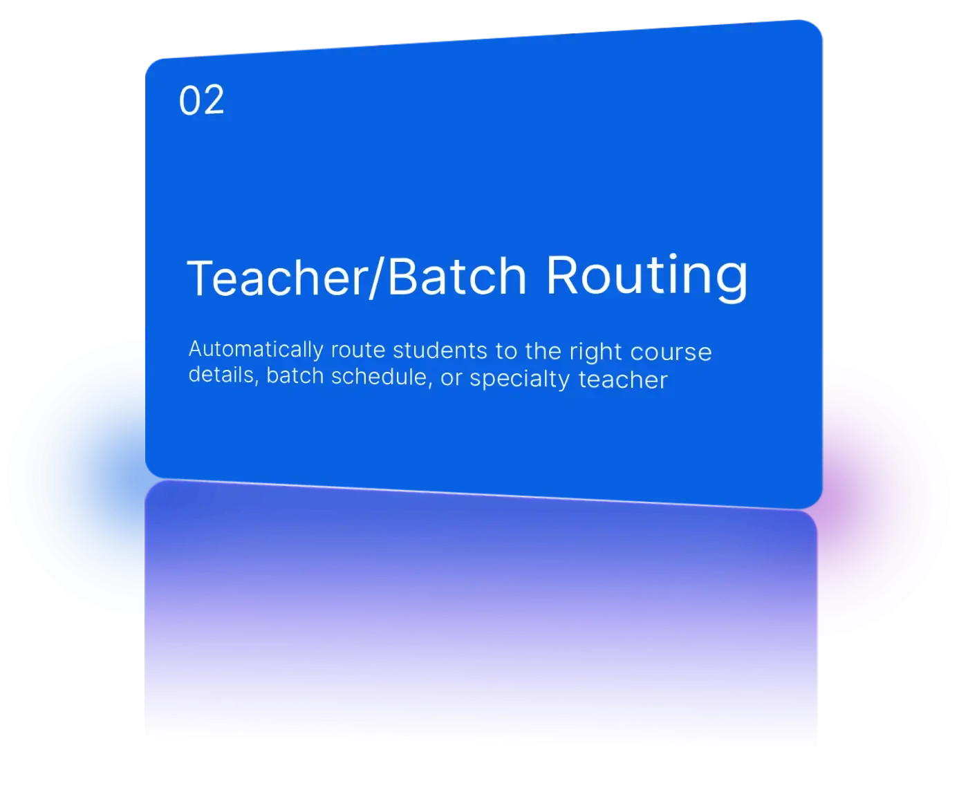Match by subject expertise, batch capacity, and student level