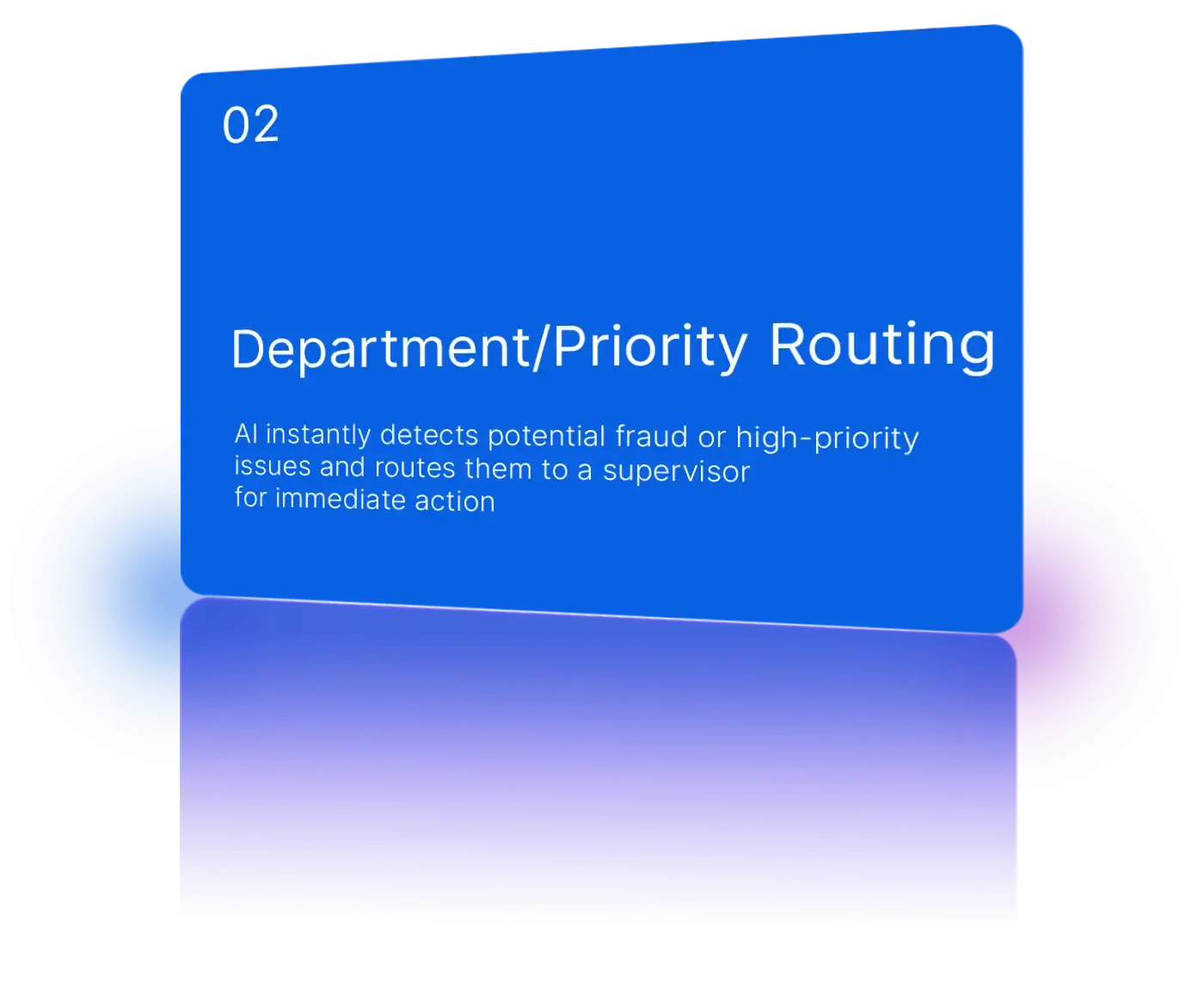 Match by department expertise, complaint priority, and customer tier