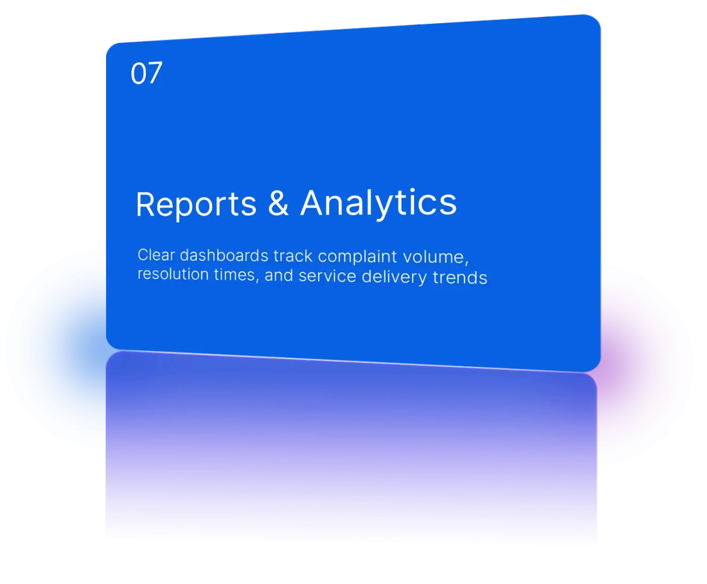 Track resolution times, resident satisfaction, and civic service trends