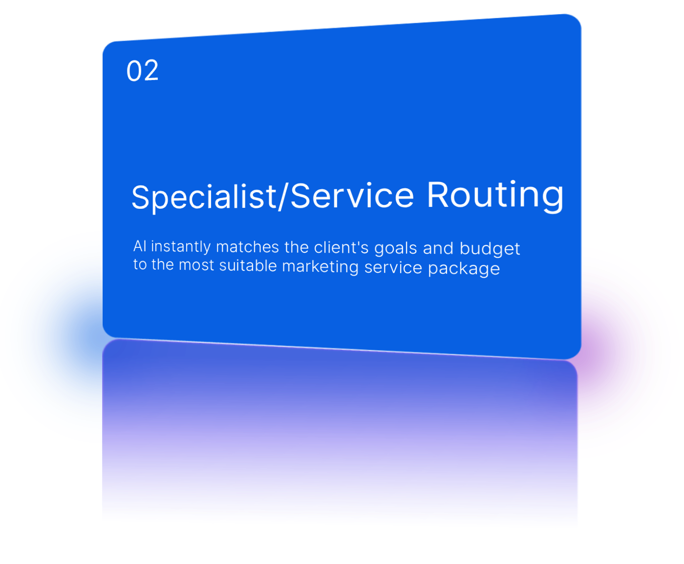 Match by specialist expertise, service type, and industry vertical