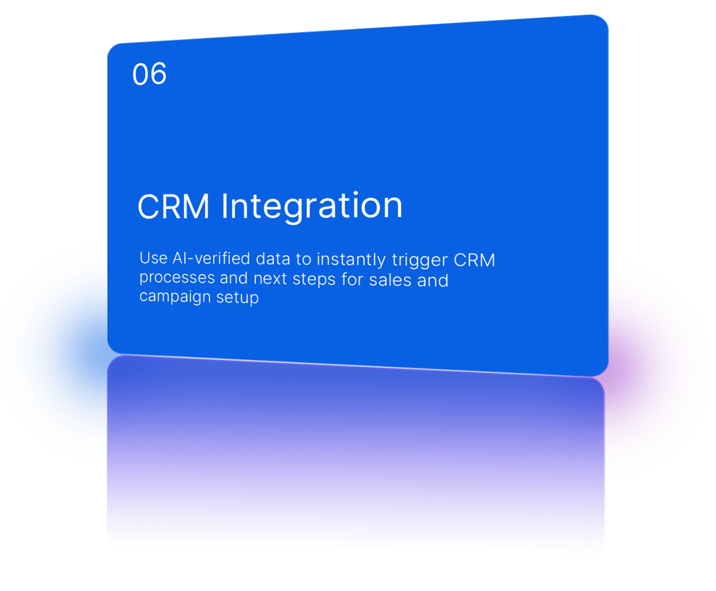 Sync enquiries with CRM and project management systems
