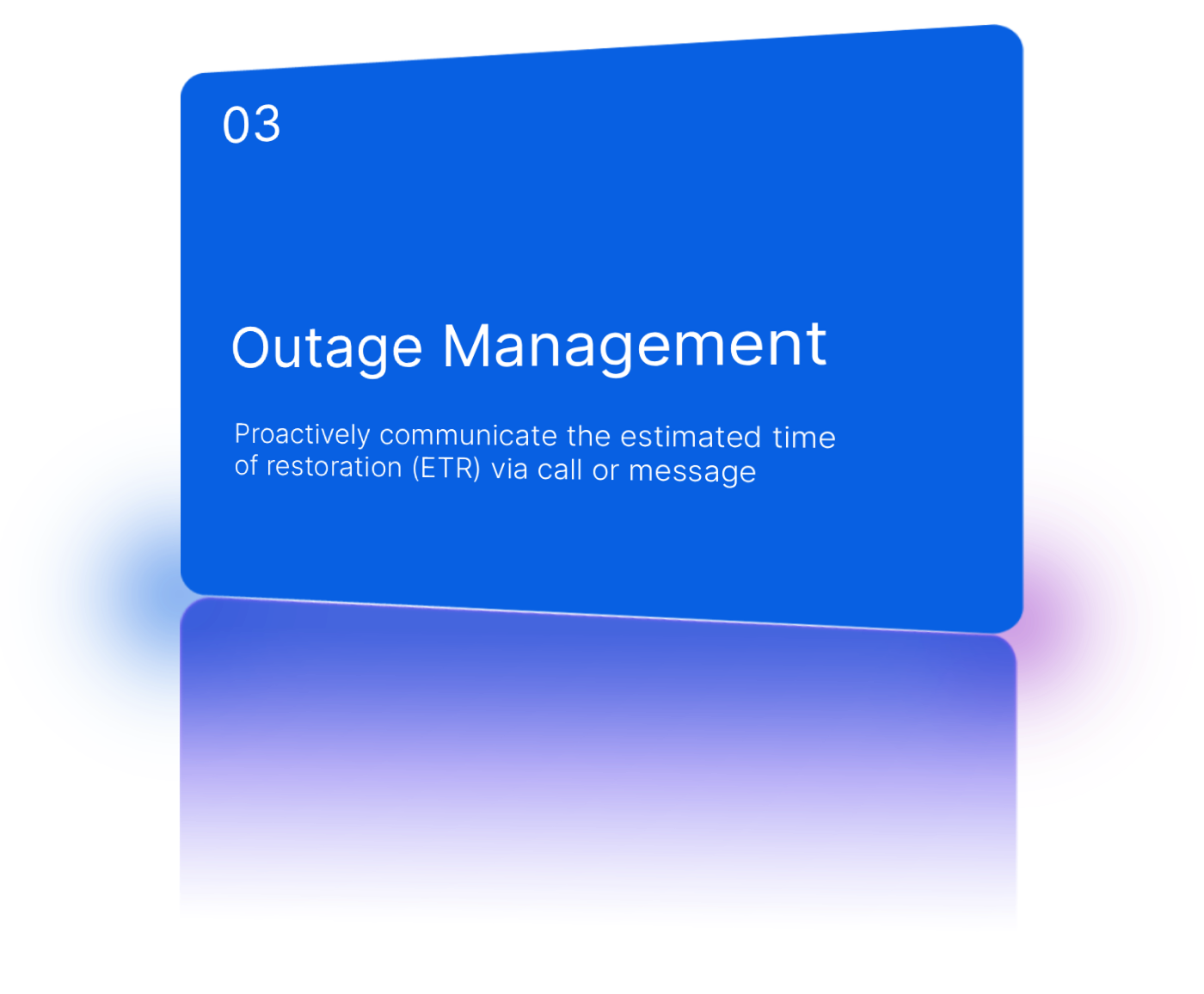 AI‑driven outage management based on complaint type and severity
