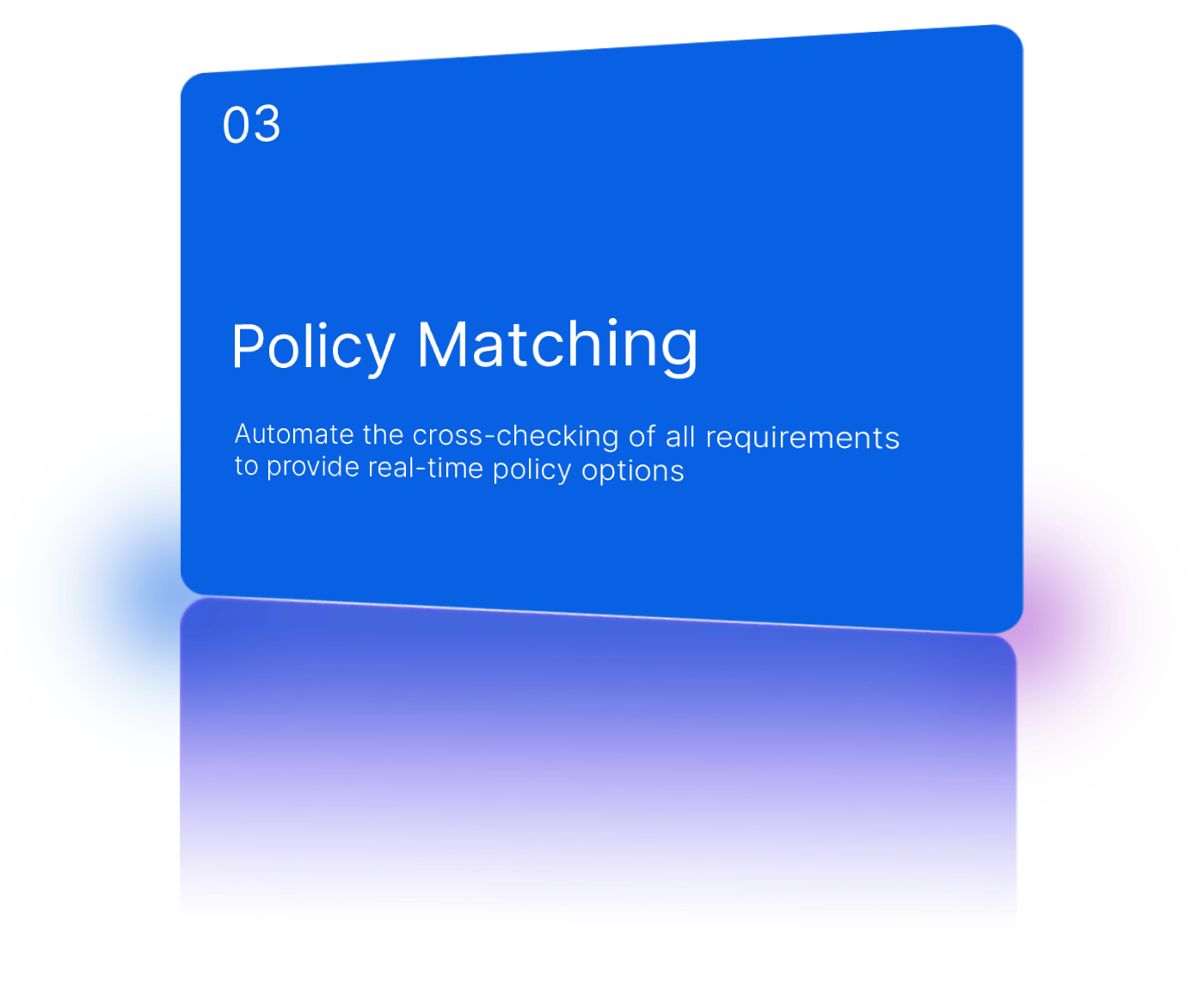 AI‑driven policy matching based on health needs and budget