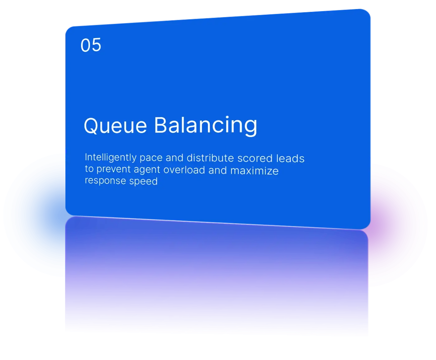 Balance enquiry distribution across agents and territories