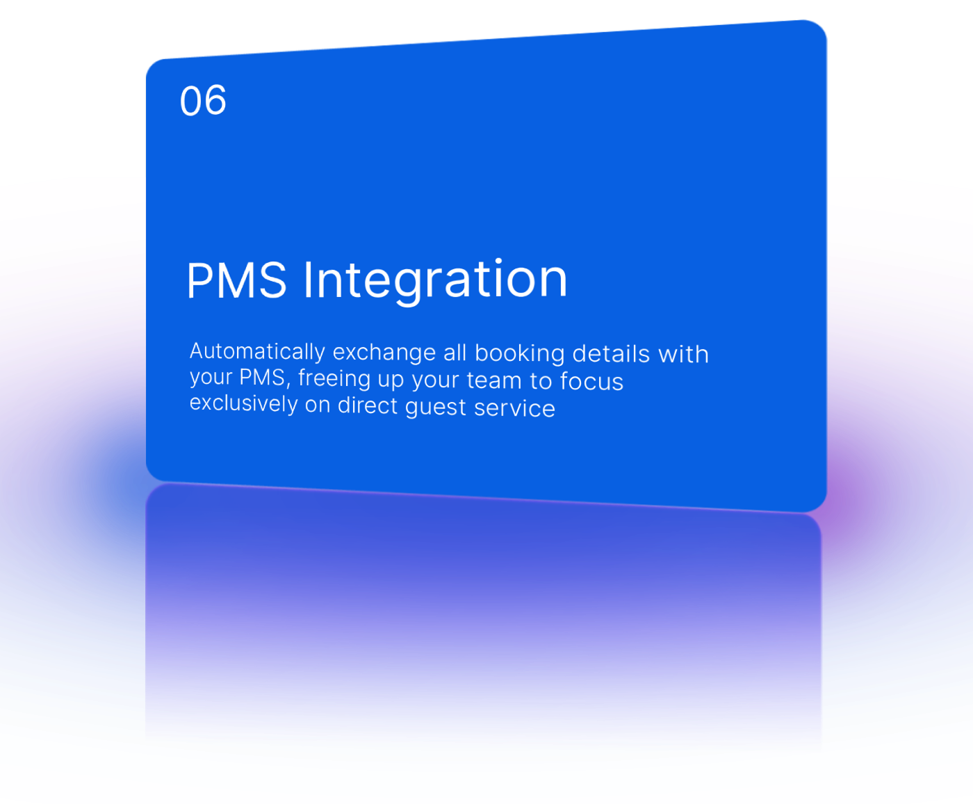 Sync reservations with PMS and revenue management systems