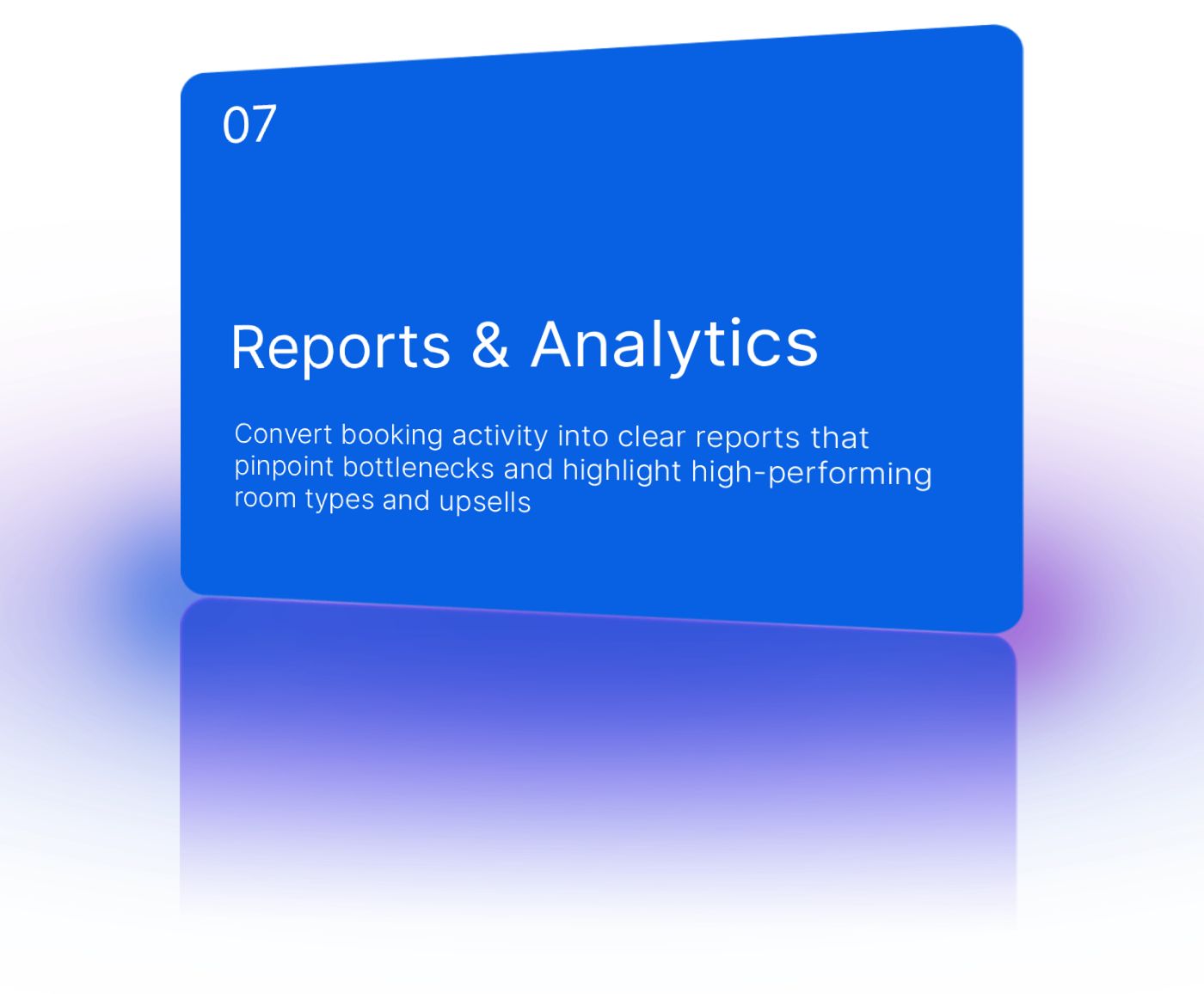 Track occupancy, ADR, and guest satisfaction scores