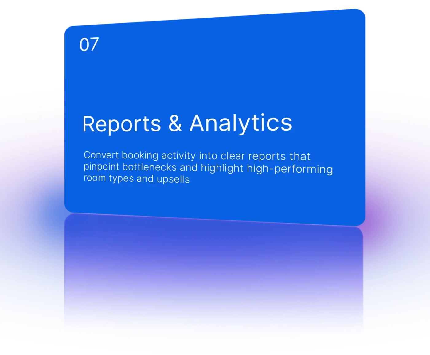 Track occupancy, ADR, and guest satisfaction scores