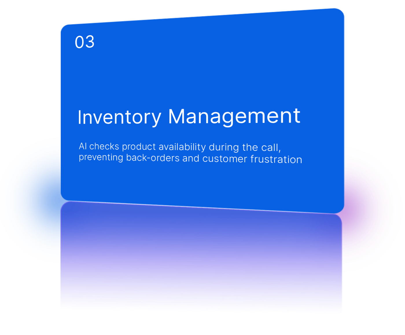 AI‑driven inventory management with real‑time stock checking