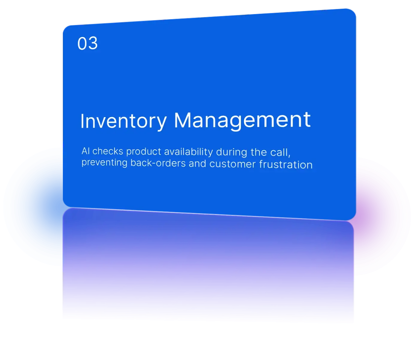 AI‑driven inventory management with real‑time stock checking