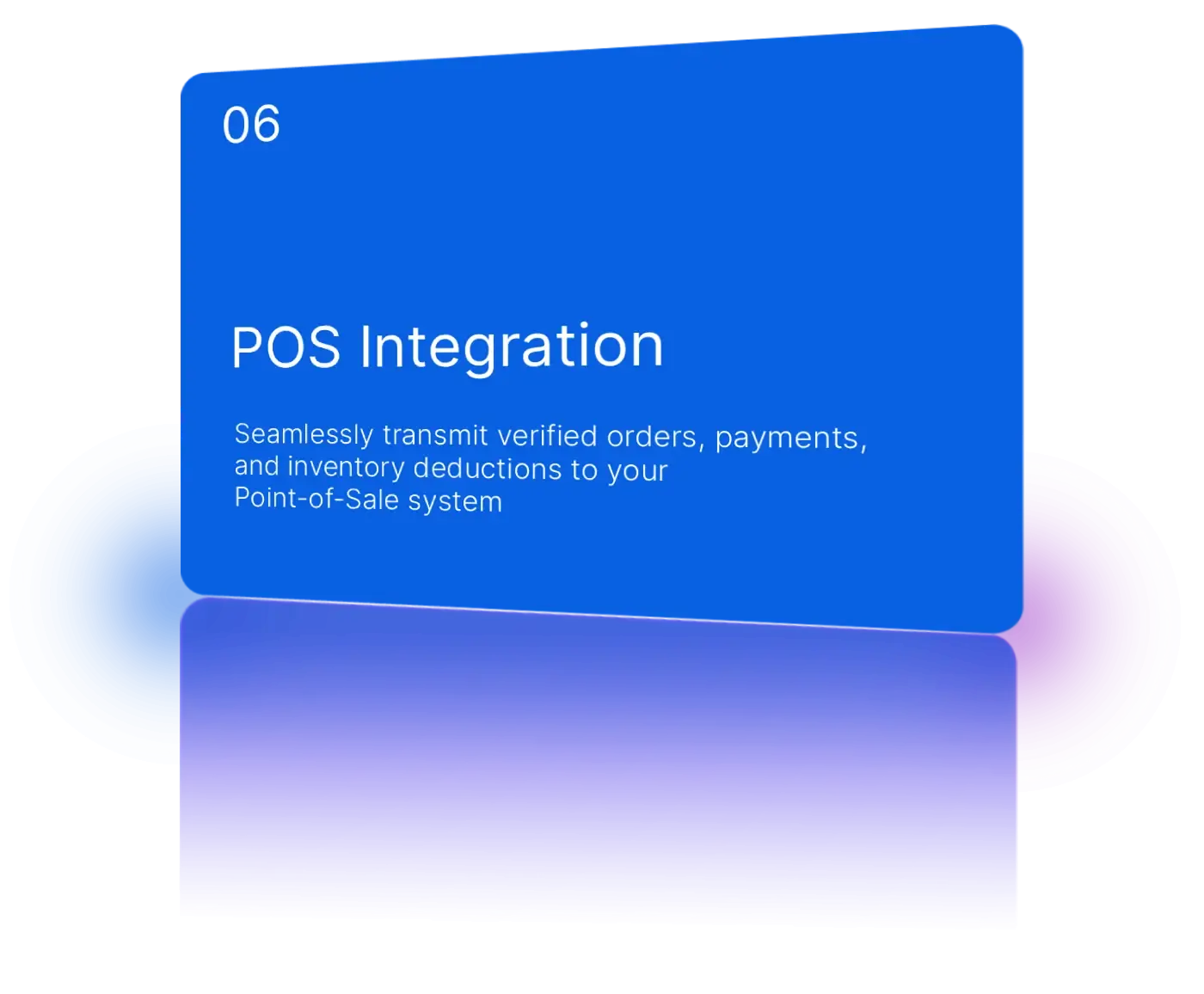 Sync orders with POS and inventory management systems