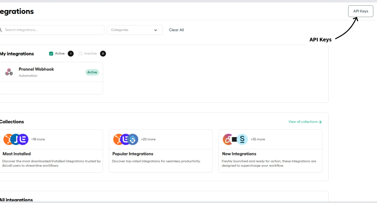 CallHippo integration card