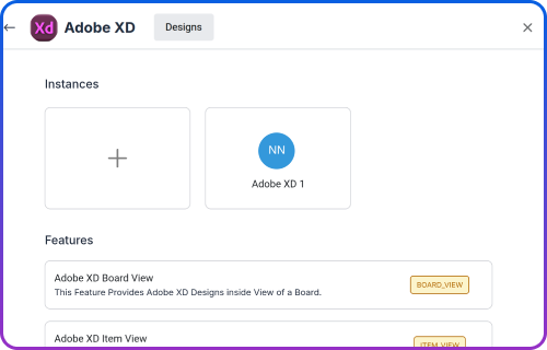 Adobe XD Dashboard Integration