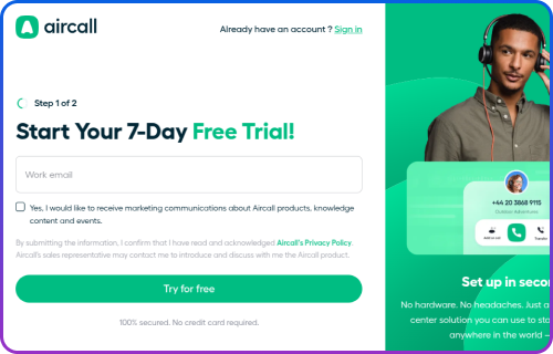 Aircall Conversation Performance