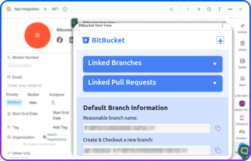 Bitbucket Dashboard Integration
