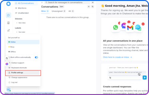 Chatwoot Conversation Performance