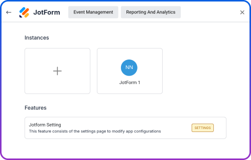 Jotform Dashboard Integration