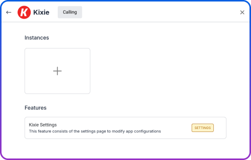 Kixie Dashboard Integration