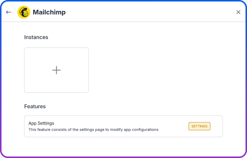Mailchimp Dashboard Integration