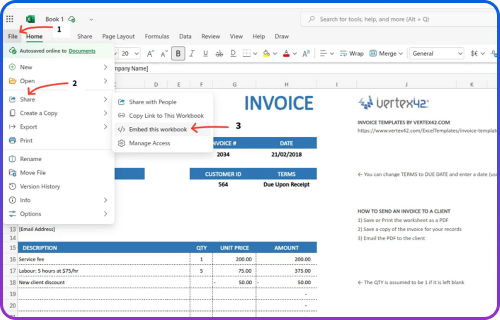 MS Word & Excel Collaboration