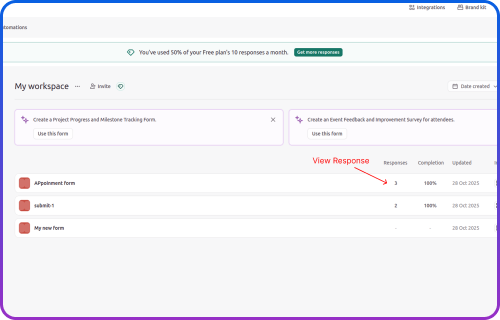 Interactive Form Analytics