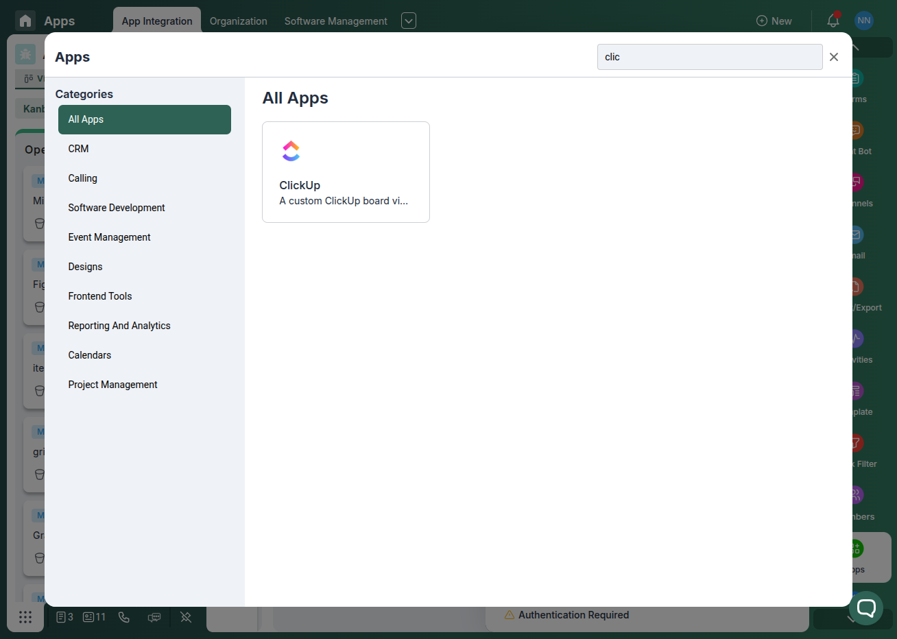 Connect ClickUp account to Pronnel