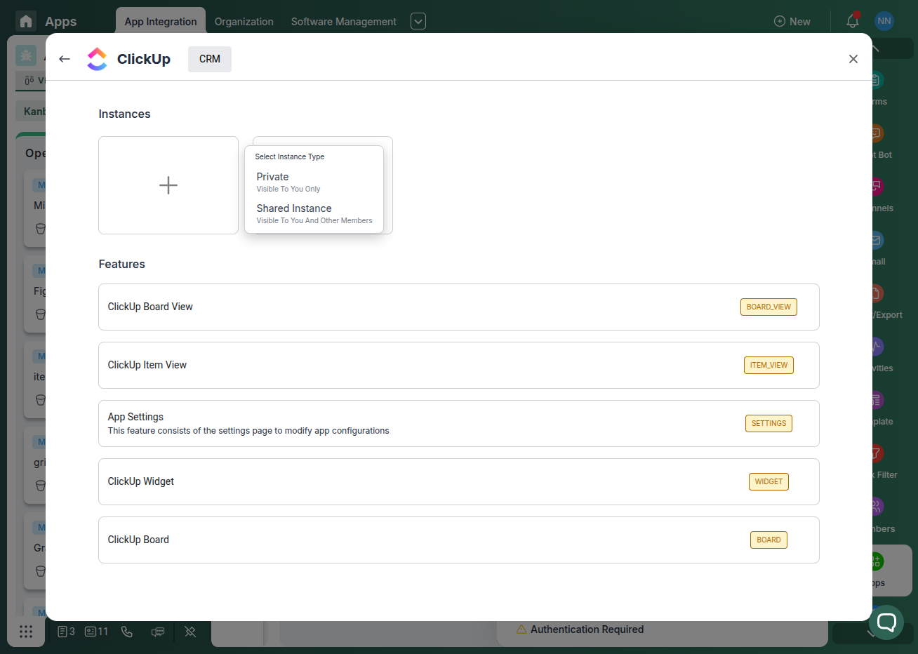 Connect ClickUp account to Pronnel