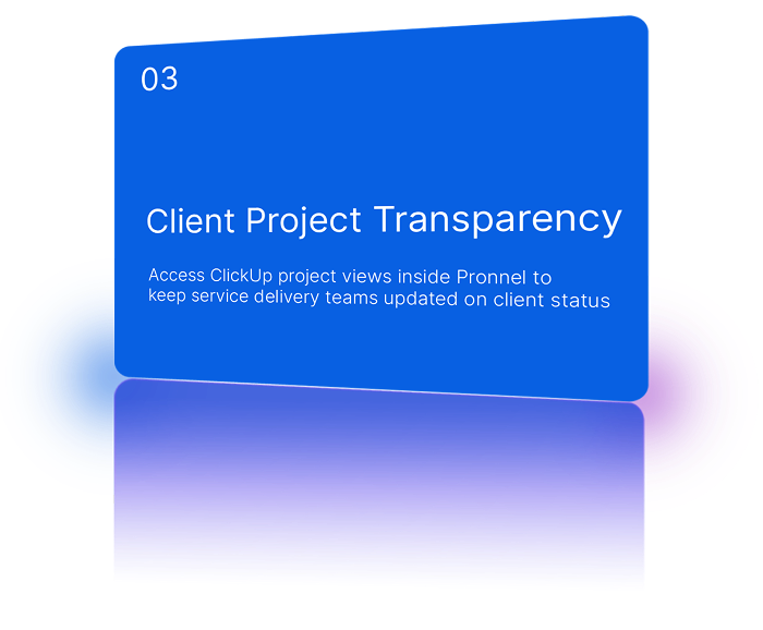 Client Project Transparency