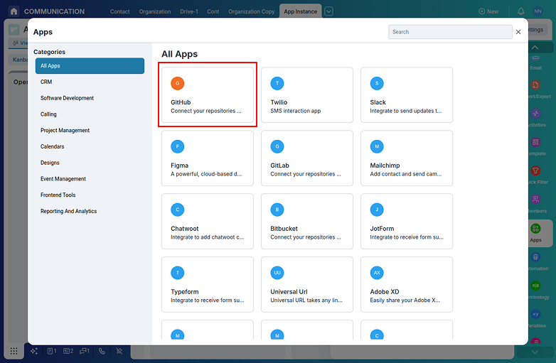 Connect GitHub account to Pronnel