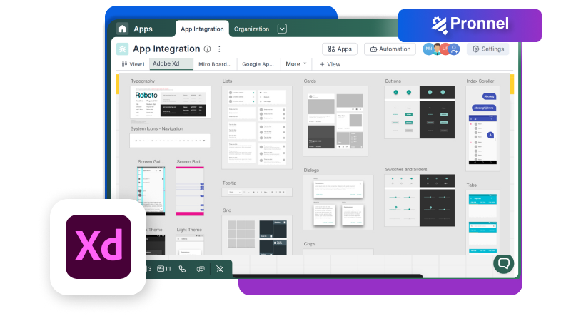 Adobe XD Integration with Pronnel - Enhanced Design Collaboration