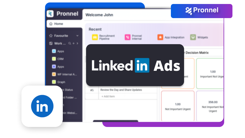 LinkedIn Ads Integration with Pronnel