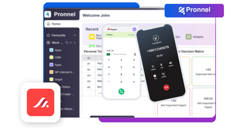 Pronnel Maqsum Integration - Connect Maqsum to Pronnel CRM Platform
