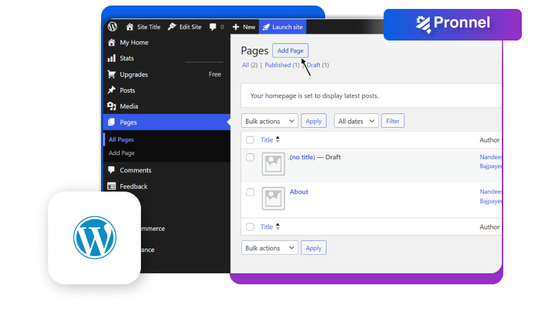 Pronnel WordPress Forms Integration - Connect WordPress Forms to Pronnel CRM Platform
